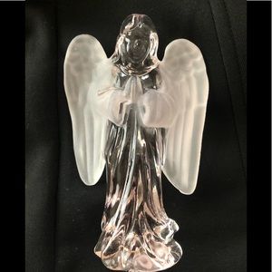 NEW Glass Praying Angel, pink